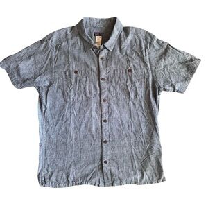 Patagonia Men’s Back Step Shirt – Hemp Cotton Button-Up – Size L (2013, 53138)